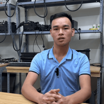 Anh Đỗ Văn Huỳnh 34 tuổi – hành trình trở thành kỹ thuật viên sửa chữa điện lạnh, tivi và amply