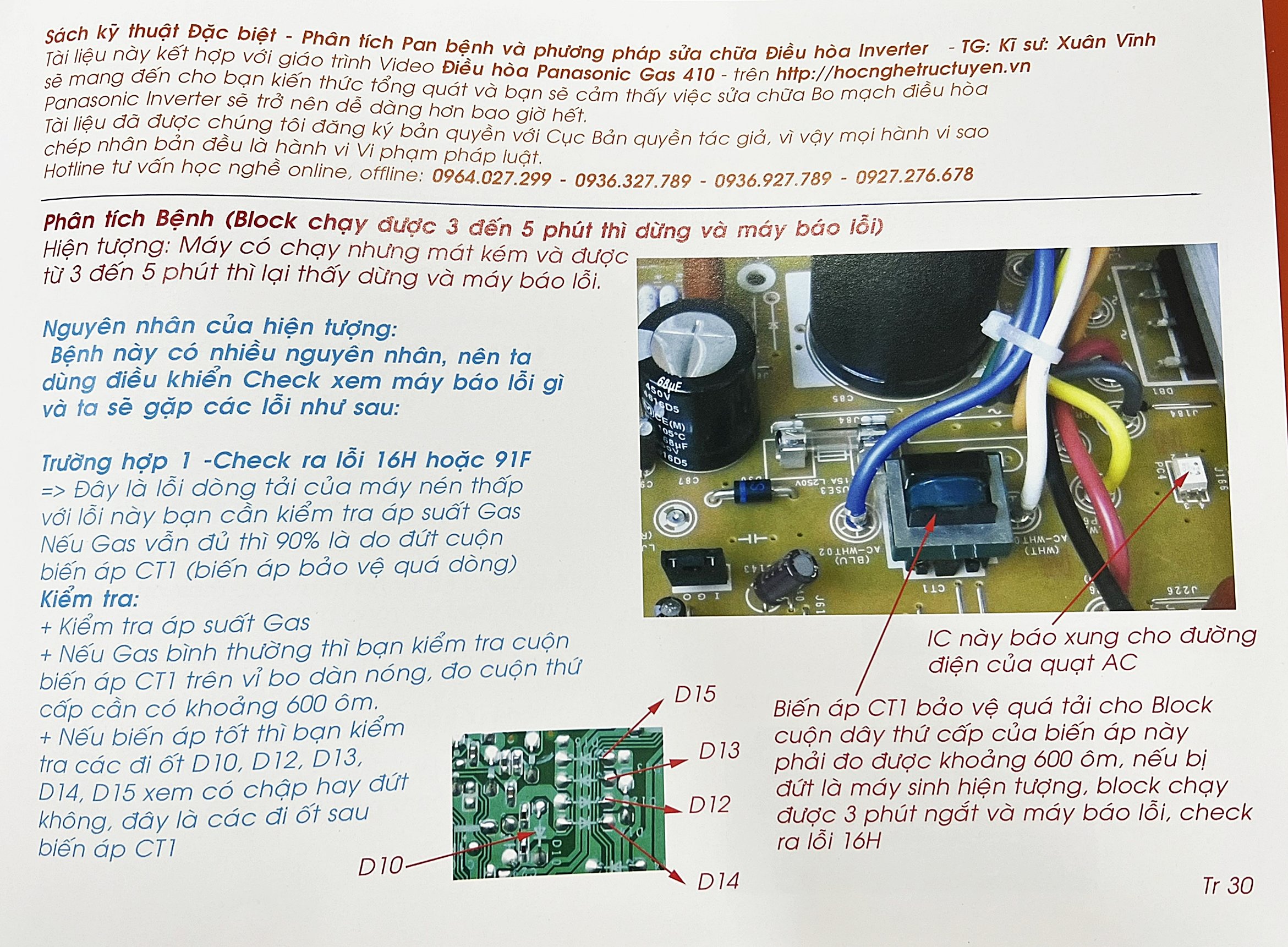 Giáo trình sửa chữa điện tử thực tế - Thầy Xuân Vĩnh