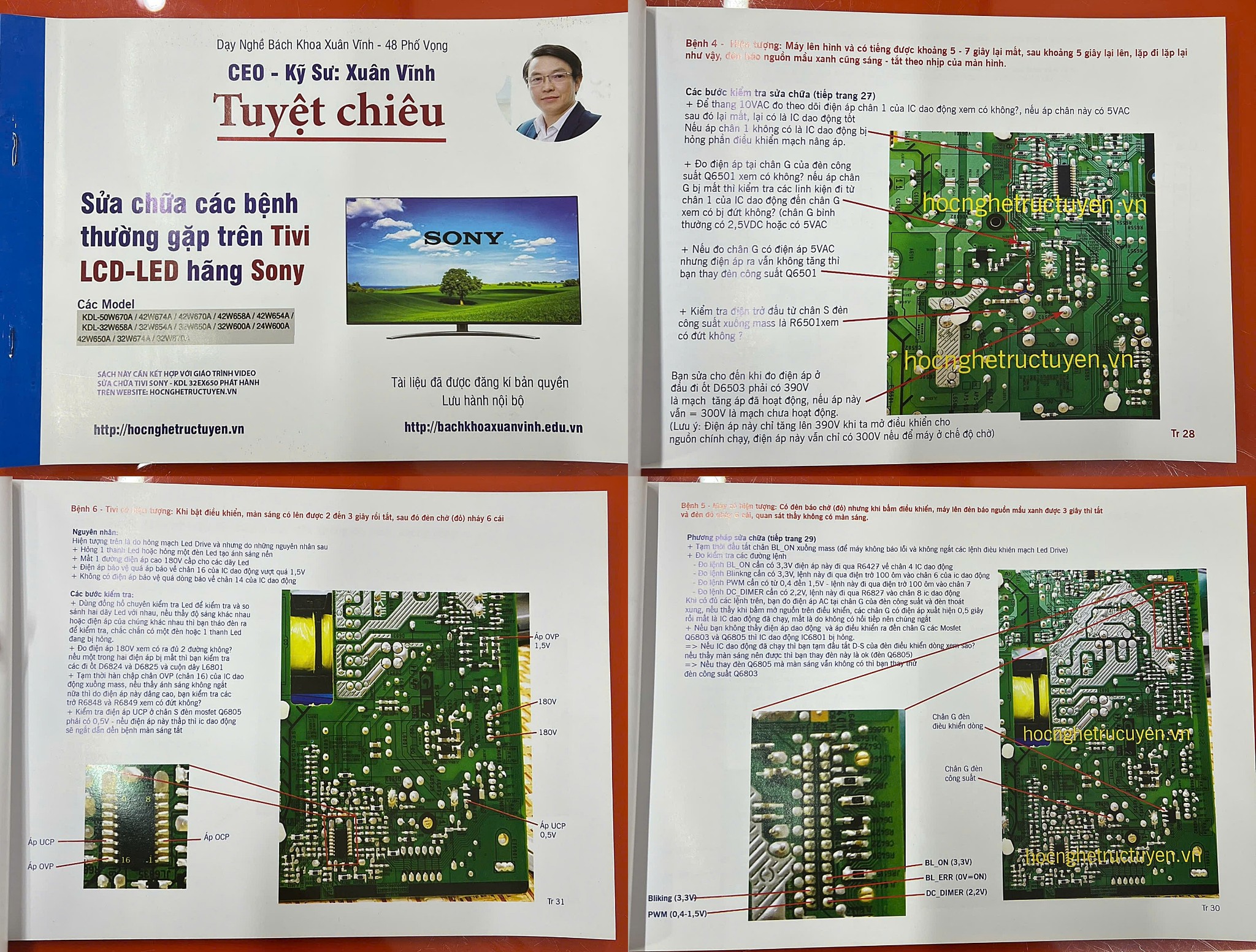 Giáo trình sửa chữa điện tử thực tế - Thầy Xuân Vĩnh