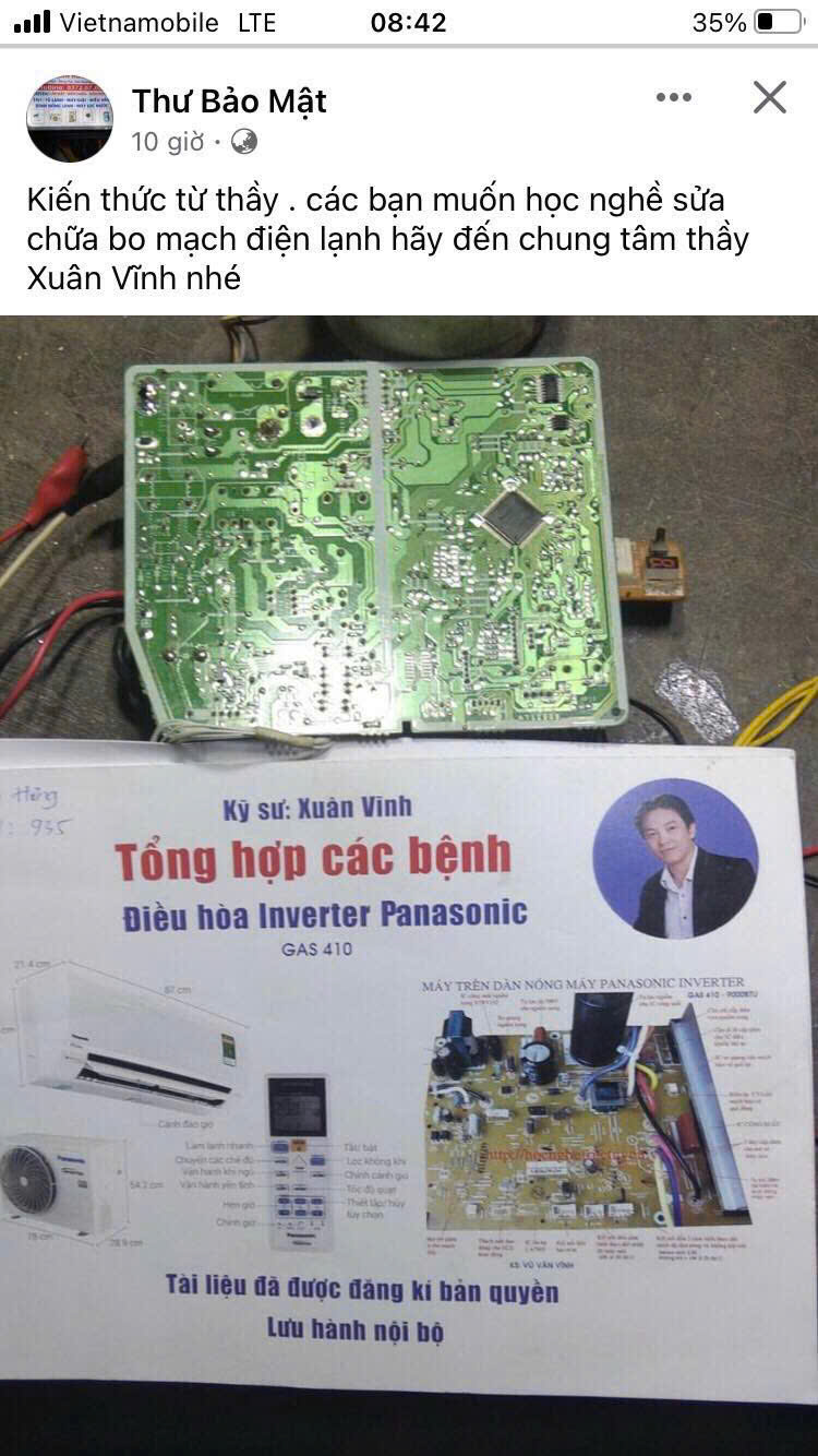 Giáo trình sửa chữa điện tử thực tế - Thầy Xuân Vĩnh