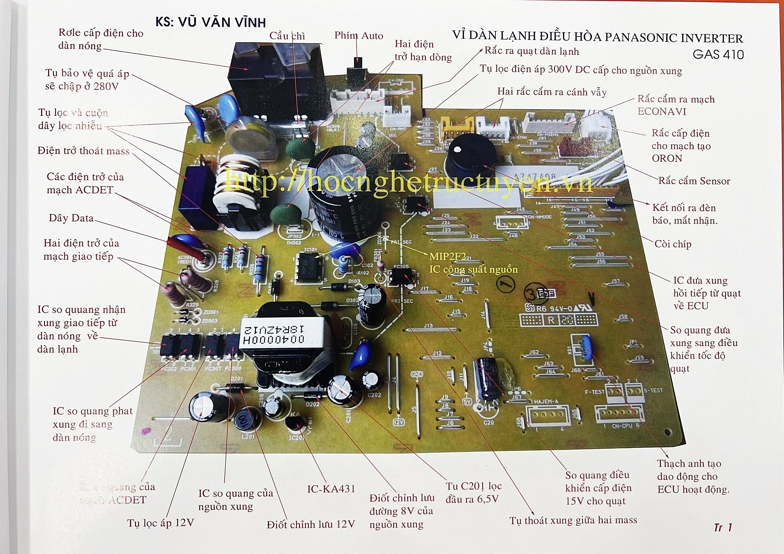 Giáo trình sửa chữa điện tử thực tế - Thầy Xuân Vĩnh